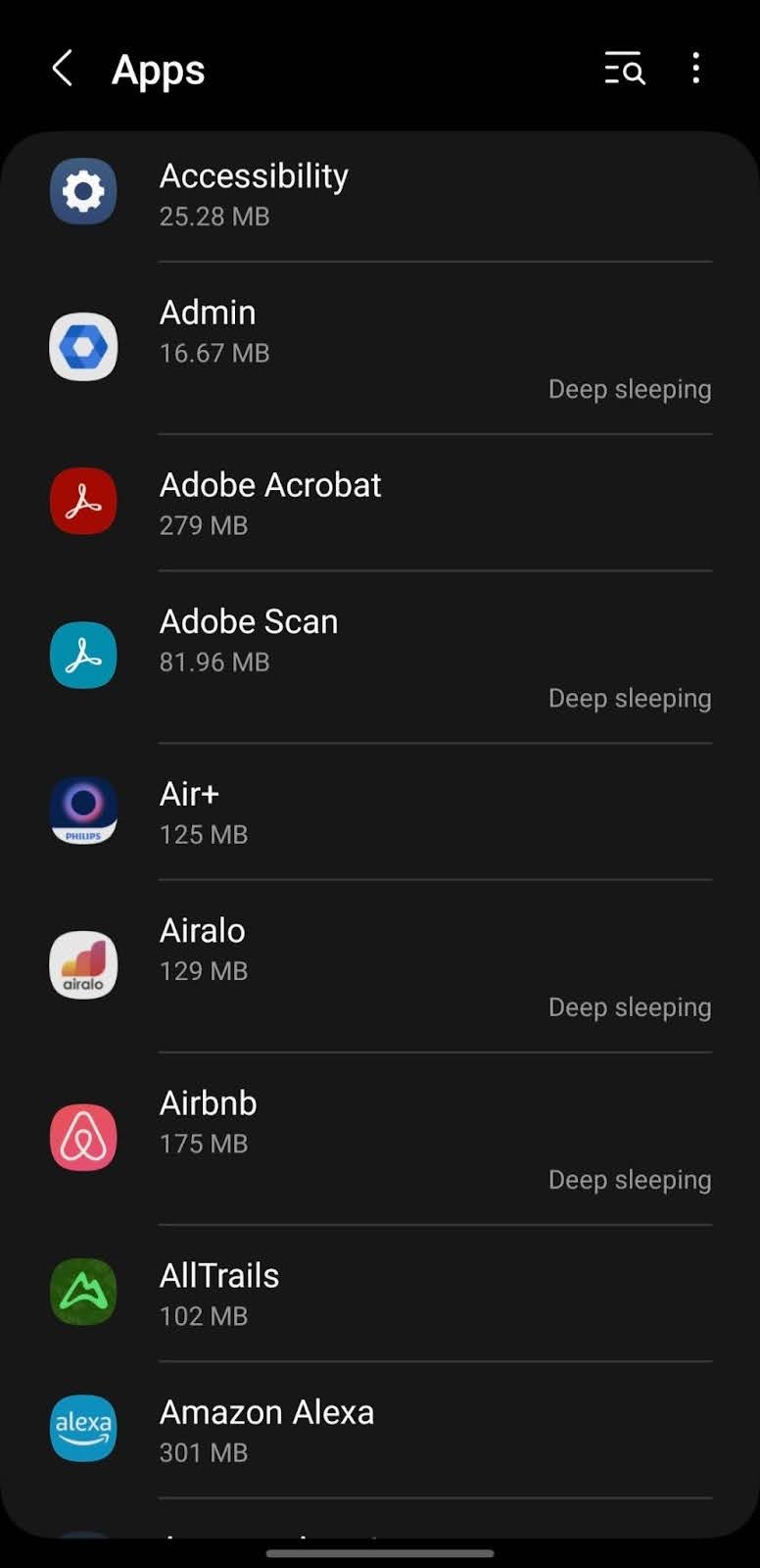 Überprüfung in installierten Apps unter Android, ob sich eine unberechtigte App tarnt und Ihr Handy ausspioniert wird