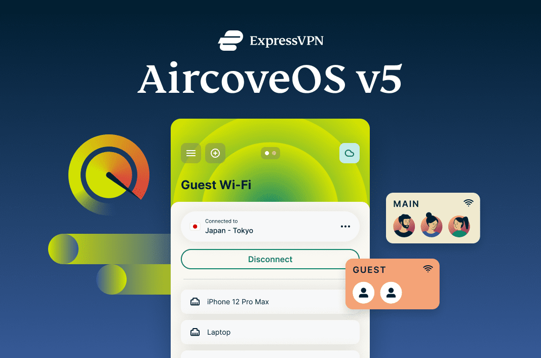 AircoveOS v5 offers new features and speeds.