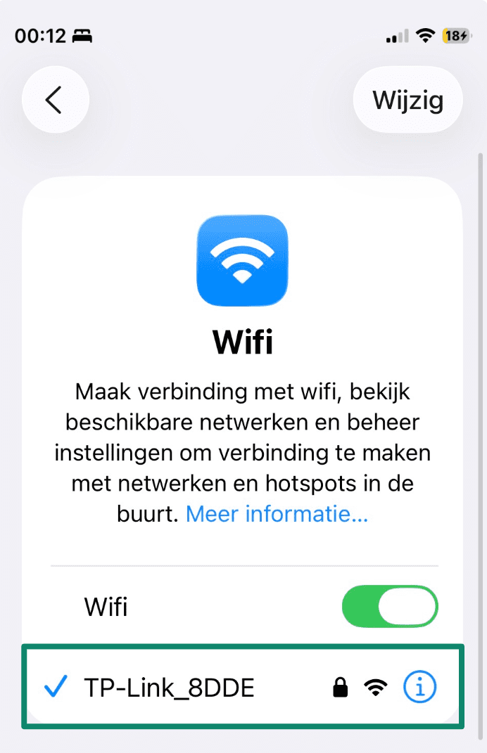 10.ios Wifi Connections Nl
