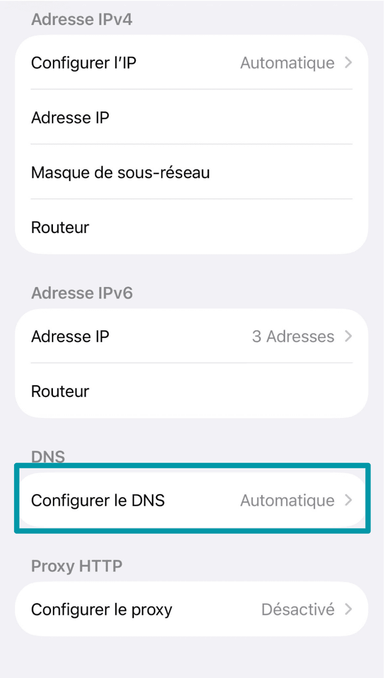 Tap Configure Dns Fr