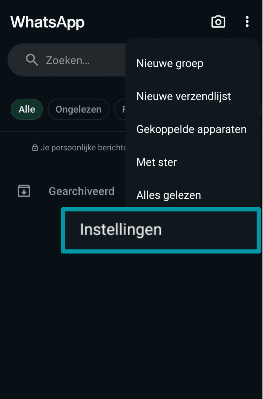 Tap Settings Nl
