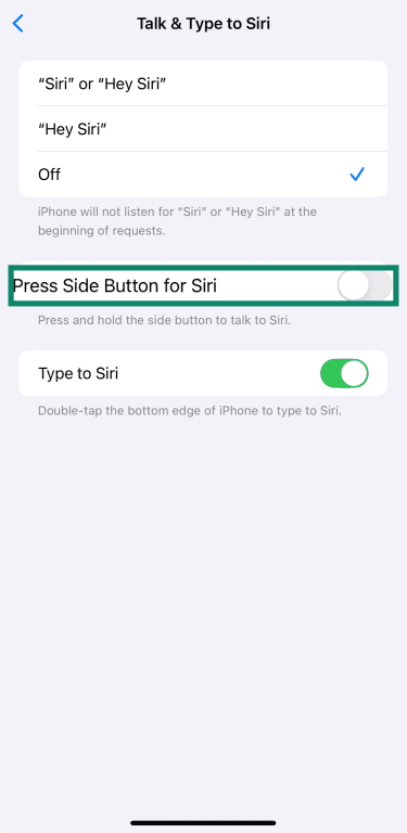 Turn off 'Press Side Button for Siri' in iOS.