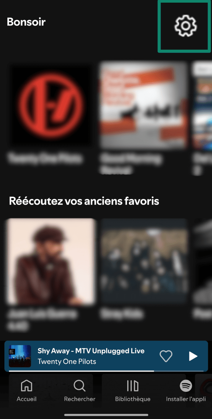 Tap The Gear Icon Fr