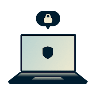 Dizüstü bilgisayar proxy sunucu üzerinden internete bağlı.