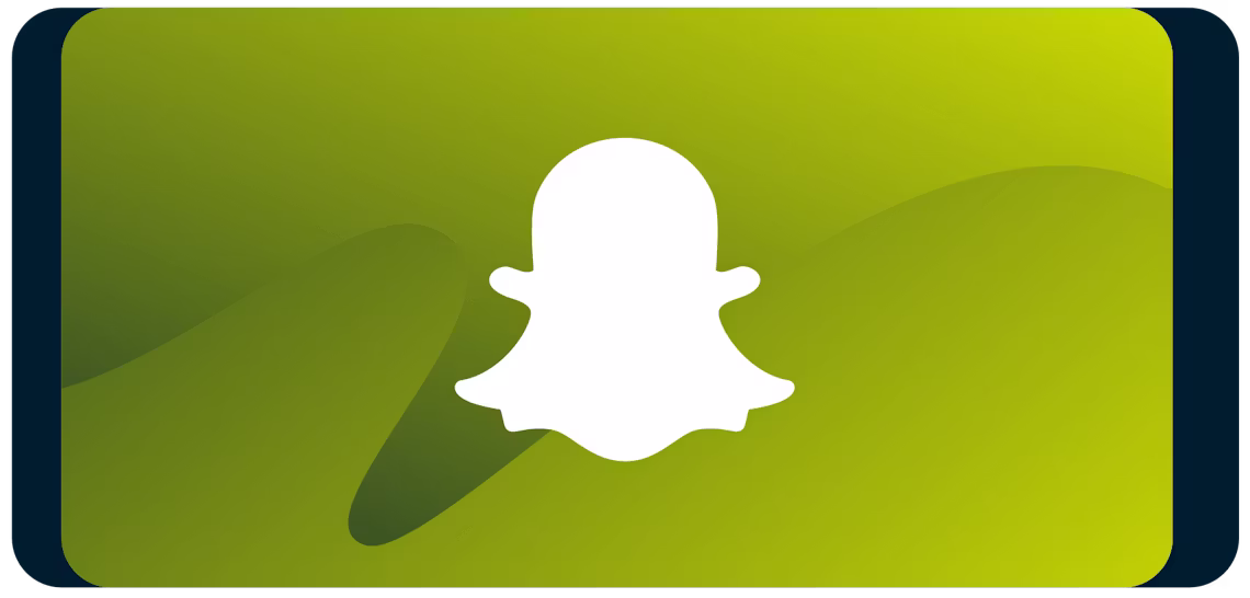 Logotipo de Snapchat en un teléfono