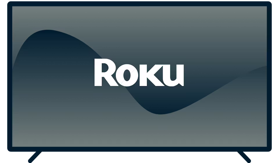 โลโก้ Roku บนทีวี