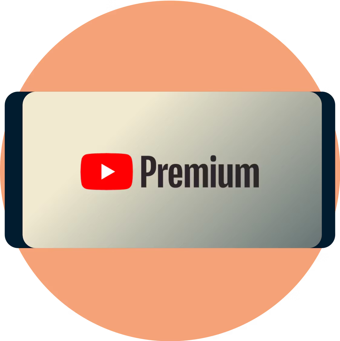 YouTube Premium på en telefonskärm.