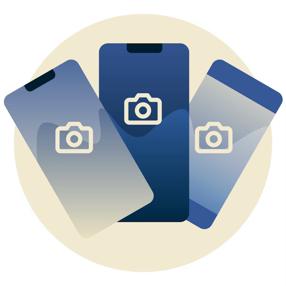 Instagram-logo på mobile enheder.