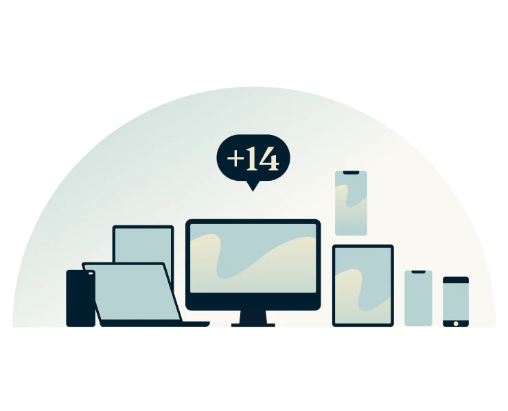 Up To 14 Devices Sky@2x