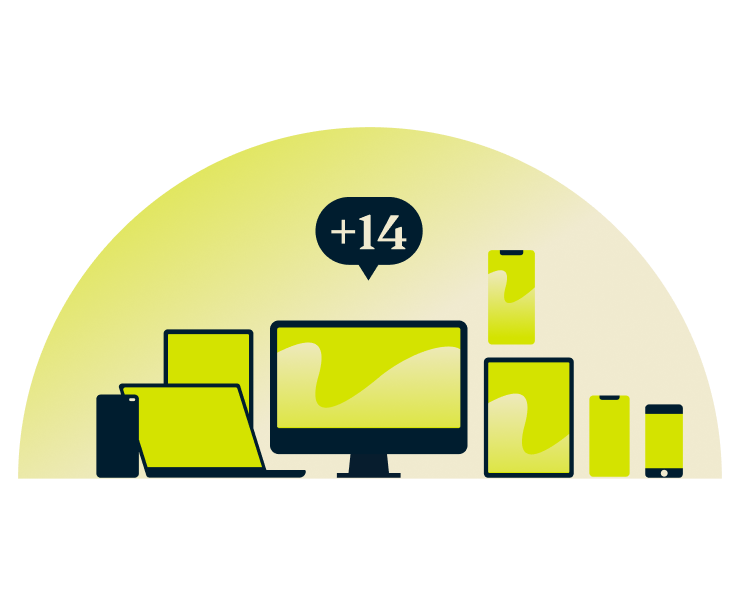 Up To 14 Devices@2x 7