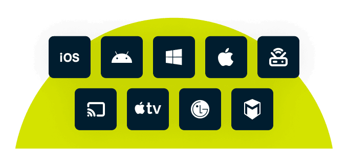 Bandiera bianca su un'isola.